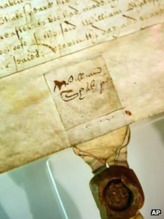 विलियम शेक्सपियर के हस्ताक्षर वाले इस दस्तावेज को 28 मई को प्रदर्शित किया जाएगा.