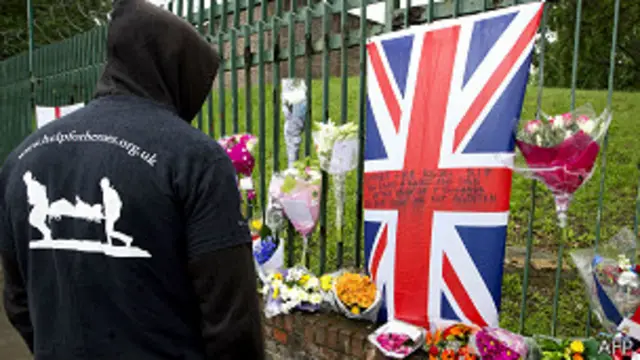 Место убийства Ли Ригби в Вуличе