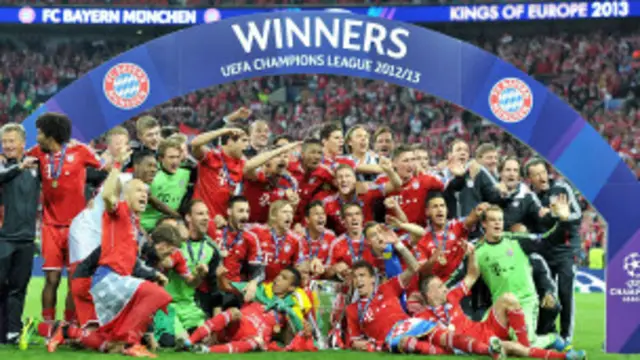 بايرن له وړاندې د جرمني ليګ (بونډس ليګ) ګټلی.