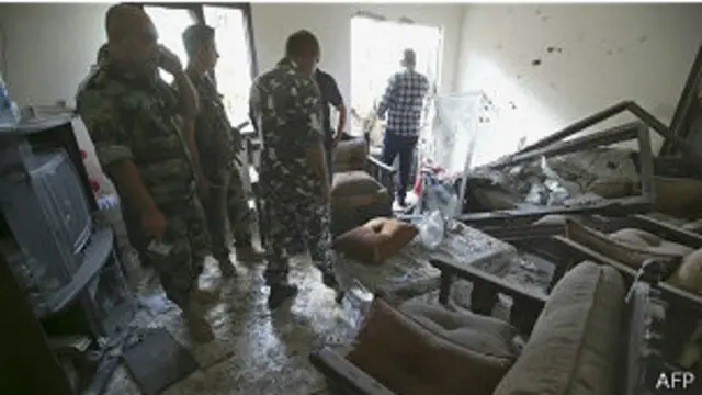 ракетный обстрел Бейрута