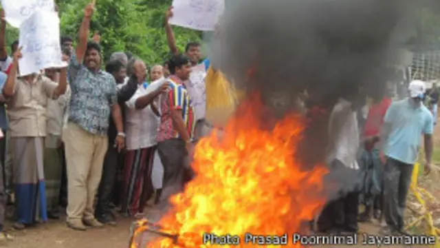 Protest in Bowatta