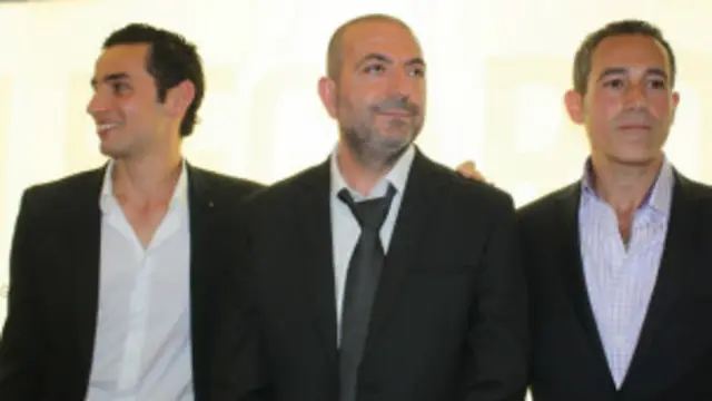 هانی ابواسد و بازیگران فیلم عمر