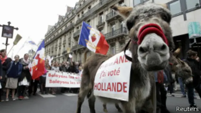 Демонстрация в Париже