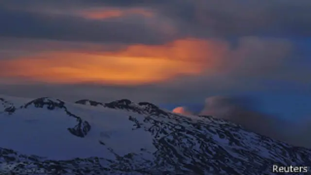 Volcán Copahue en Chile