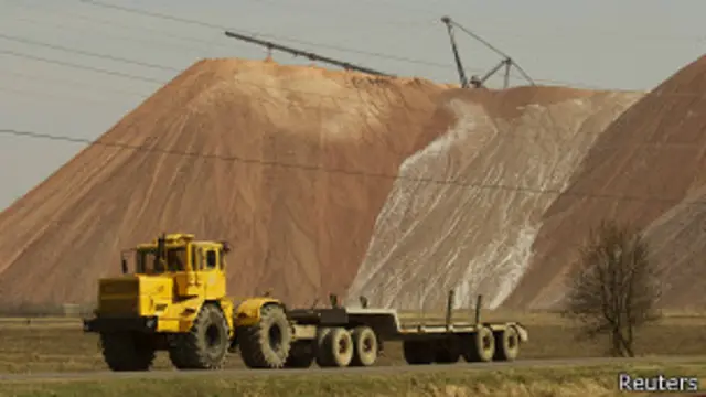 Калийная шахта "Беларуськалия" возле Солигорска