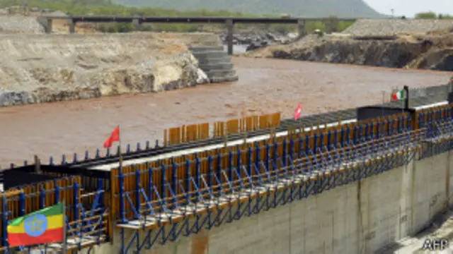 بدأت اثيوبيا في تغيير مجرى نهر النيل الأزرق استعدادا لبناء سد النهضة.