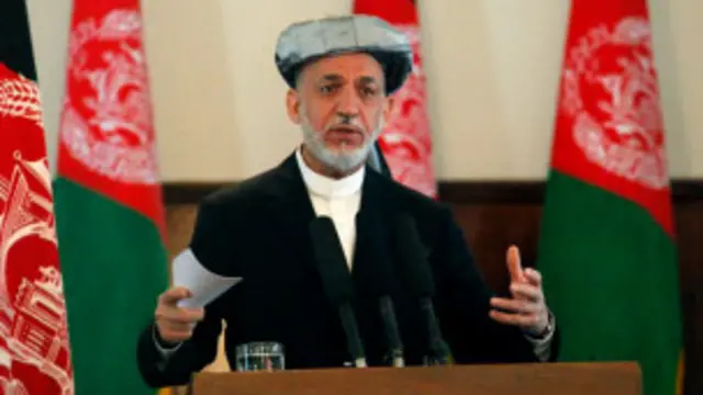 افغان صدر نے یہ بات دارالحکومت کابل میں مقامی قبائلی عمائدین سے بات کرتے ہوئے کہی