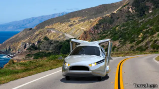 Auto volador de Terrafugia TF-X. Cortesía Terrafugia