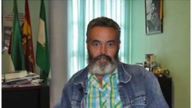 Juan Manuel Sánchez Gordillo, alcalde de Marinaleda, es conocido por ocupar tierras de los ricos de Andalucía.
