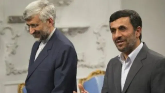 احمدی نژاد و جلیلی