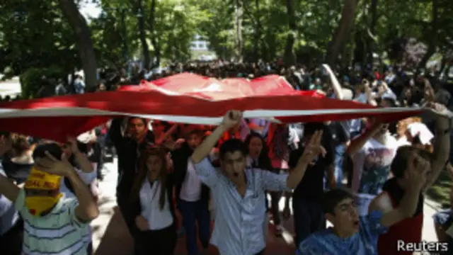 Protestos na Turquia
