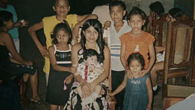 Beatriz cuando celebraba sus 15 años de edad