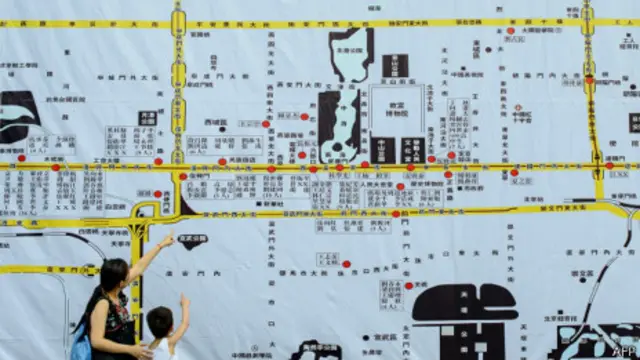 六四事件北京地图(3/6/2013)