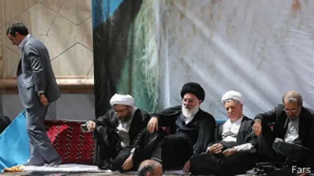 شماری از مقام های جمهوری اسلامی ایران در مراسم امروز حضور داشتند