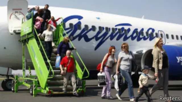 Российские туристы