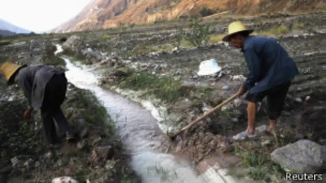 中国农村水污染