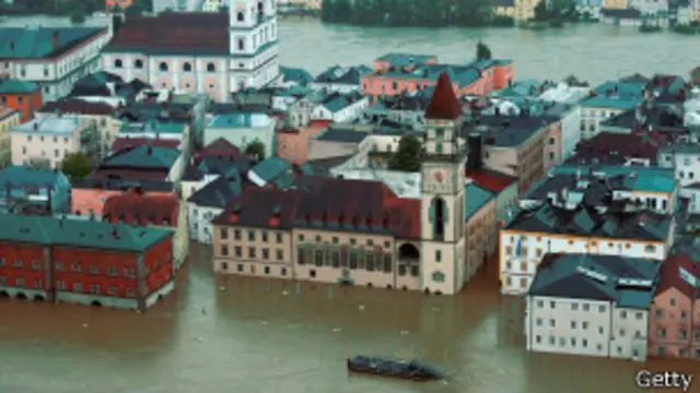 Затопленный город Пассау