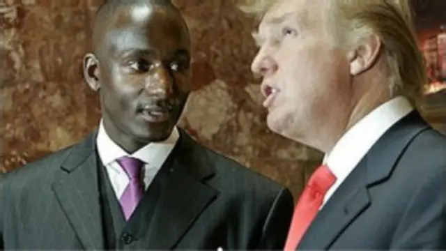 Randal Pinkett y Donald Trump