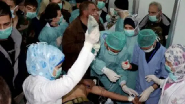 داسې کره شواهد شته، چې د سوریې د رژیم لخوا په دغه هېواد کې په وړه کچه کیمیاوي وسلې کارول شوې دي. ملګرو ملتونو کې د برتانیې سفیر مارک ګرانټ