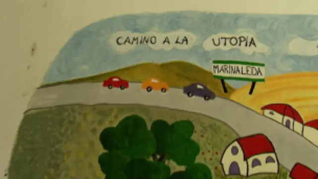 arte em Marinaleda (foto: BBC)