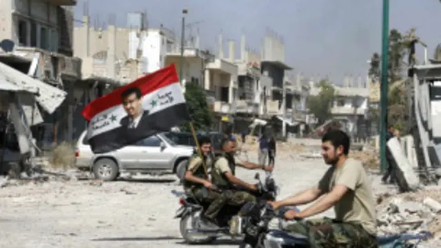 نیروهای دولتی سوریه در قصیر