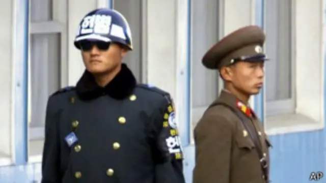 朝韩分界线军人