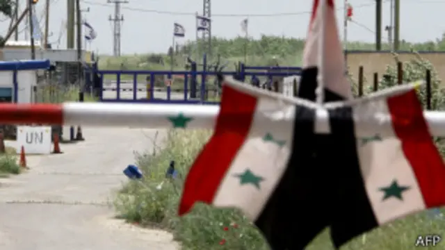 Граница между Сирией и Израилем