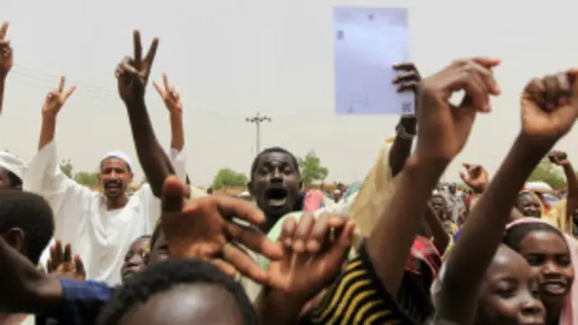 احتفالات سكان شمال كردفان