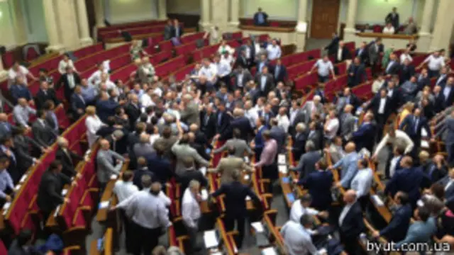 Опозиція блокує Раду