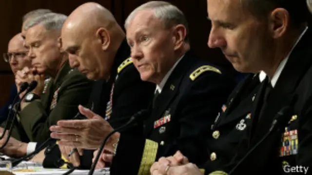 Estado Mayor Conjunto frente a comité del Senado