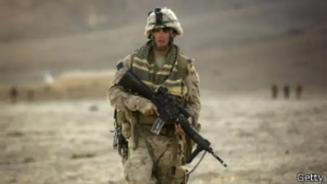 Soldado en Afganistán