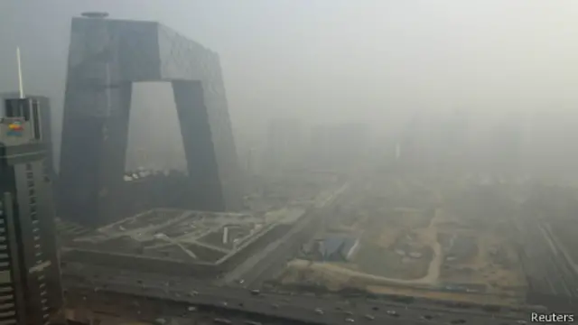 北京雾霾天气（14/01/2013）
