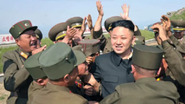 الزعيم الكوري الشمالي كيم جونغ أون