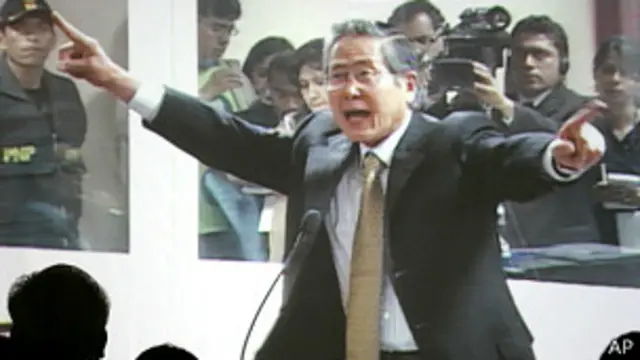 Альберто Фухимори на суде