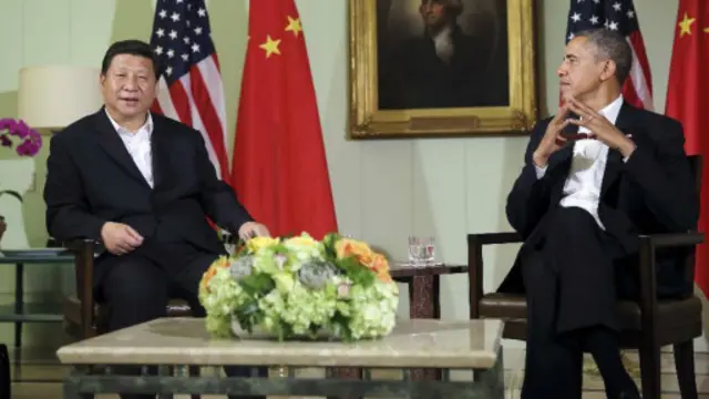 中国领导人提到“中国梦与美国梦是相通的”，试图说服美国接纳中国崛起，两国建立平起平坐的“新型大国关系”