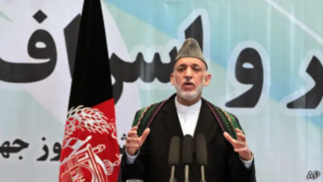 अफगानिस्तान के राष्ट्रपति हामिद करजई को तालिबान के नए कार्यालय के नाम और उस पर अफगानिस्तान का झंडा लगाने पर आपत्ति है.