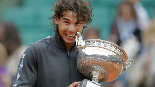 रफ़ाएल नडाल आठ बार फ्रेंच ओपन जीतने वाले अकेले खिलाड़ी हैं