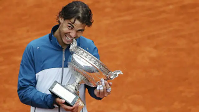 نڈال کوئی بھی گرینڈ سلام آٹھ بار جیتنے والے پہلے کھلاڑی ہیں