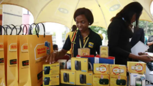 Venda de celular na NIgéria (Foto AFP)