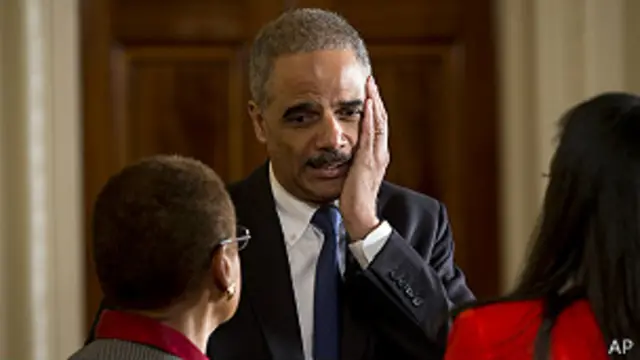 Eric Holder, secretario de Justicia