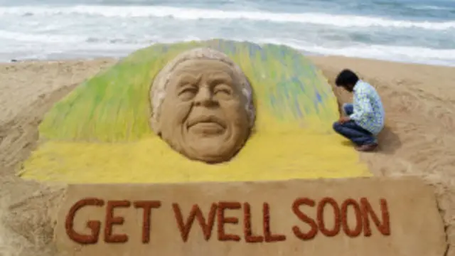 दुनिया भर में लोग मंडेला की सेहत में सुधार की कामना कर रहे हैं.