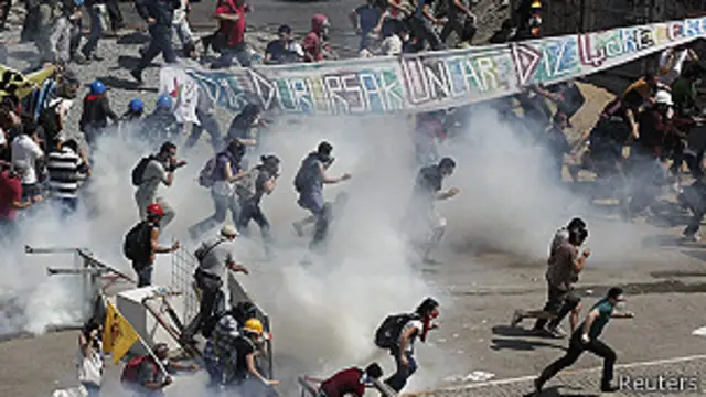 Protestas en Estambul