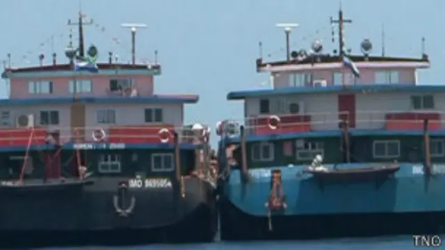 Hai tàu có nhiều thủy thủ quốc tịch Indonesia và Trung Quốc