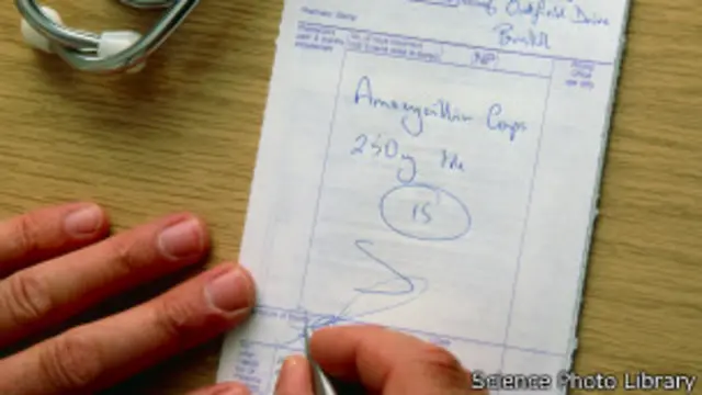 antibiotics prescription, Science Photo Library