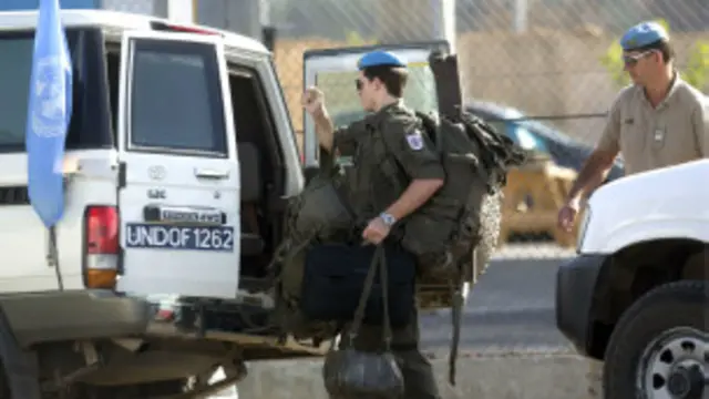 القوات النمساوية المنسحبة من الجولان