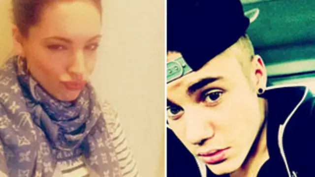 Келли Брук и Джастин Бибер