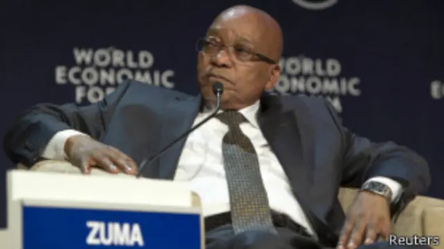  Jacob Zuma, presidente de Sudafrica