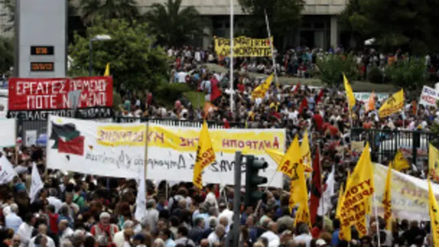 إضرابات اليونان