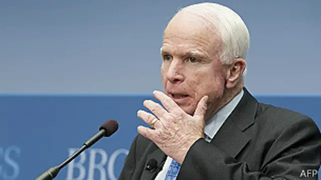 Thượng Nghị sỹ John McCain là người ủng hộ mạnh mẽ hành động can thiệp vào Syria