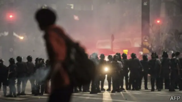 ONG Anistia Internacional criticou a radicalização da repressão